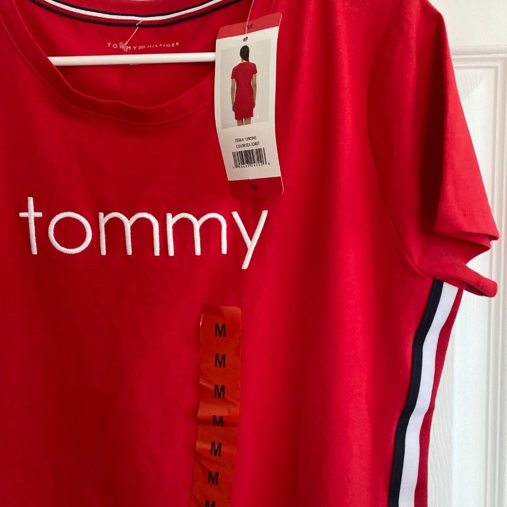 Tommy Hilfiger red dress- M - Picture 2 of 5